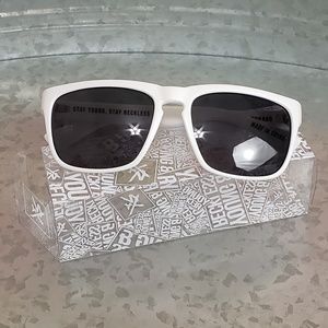 NEW IN BOX Young & Reckless white sunglasses